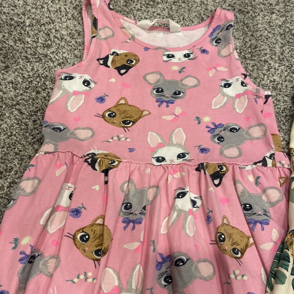 H&M 6/8Y dress bundle cute little LPS inspired animals and jungle print K Kijan - Picture 2 of 5